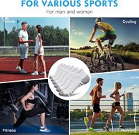 Chaussettes de course athlétiques Felicigeely pour hommes/femmes, montantes à la cheville, respirantes, absorbant la transpiration, avec logo sur la languette, idéales pour l'automne