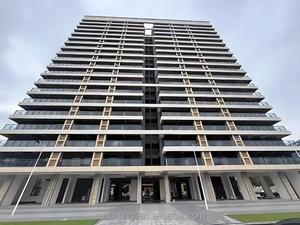 Không gian căn hộ mặt tiền bằng kính xây dựng nhanh tòa nhà văn phòng thương mại với thép xây dựng - Product Image 3