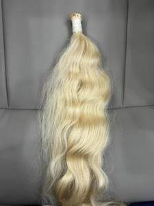 Extensions de cheveux humains blonds ondulés 613, collection de qualité supérieure, prix en gros - Product Image 2