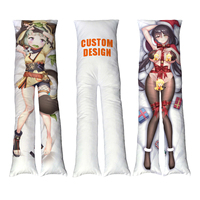 Oreiller corporel carré personnalisé avec motif de personnage d'anime de dessin animé, 160x50cm, en polyester, pour usage domestique, fournisseur OEM
