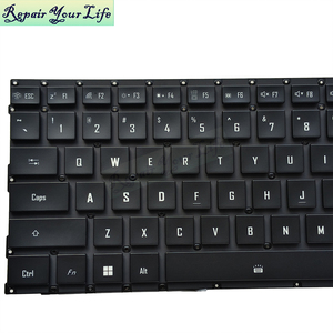 Clavier d'ordinateur portable rétroéclairé en anglais américain pour Gigabyte <span class=keywords><strong>AERO</strong></span> 16 XE4 XE5 <span class=keywords><strong>OLED</strong></span> BKF BSF RP86 27703-KRNR6-S10S, nouveau clavier noir - Product Image 3