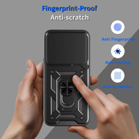 Étui de téléphone avec caméra coulissante pour Infinix Smart 10 Plus 4G Hot 60 Pro pour Tecno Pop 10 Spark Go 2 Spark 40 Pro Pova 7 Housse antichoc