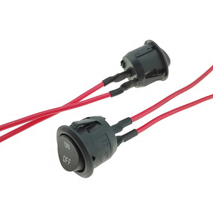 Interrupteur à bascule rond KCD1 6-10A ON-OFF IP21 anti-poussière avec fil pour usage électrique - Product Image 4