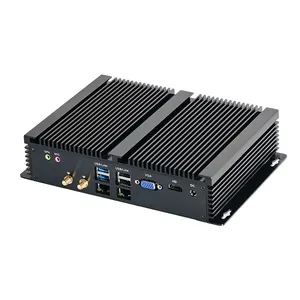 OEM ODM Industrial Box Computer PC Core I7 8550U Industrial Computer For Surveillance