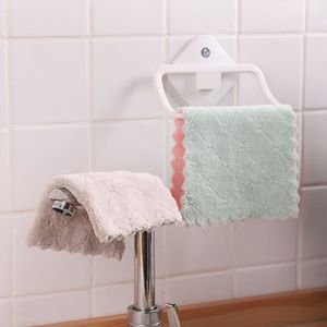Rouleau de serviette en molleton de corail, vente en gros, haute qualité, facile à nettoyer, design de diamant, essuie-tout de cuisine, thé, - Product Image 5