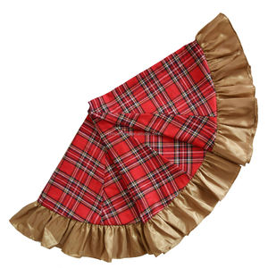 חצאית עץ חג המולד ירוק קלאסי עם חצאית עץ חג המולד עם שרפה פצ 'עבודה קישוט כדור עץ קישוטי כדור עץ קישוטי קטגוריית מוצר - Product Image 4