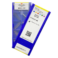 Outil de rainurage ZCC ZTFD à 2 cannelures YBG205 ZTFD 0303 MM, plaquettes en carbure pour tournage CNC, outils de coupe pour tour, plaquettes en carbure à alimentation rapide