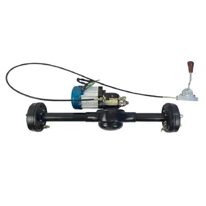 Big Power Brushless DC Motor 1200W 3000W 48V 60V 72V Electric Differential Rickshaw Tricycle With Disc Brake Rear Bridge