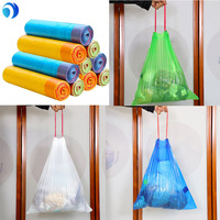 Sacs poubelles à cordon de serrage 4 gallons, petits, 60 unités, faciles à séparer, résistants aux fuites, doublures en plastique pour salle de bain, cuisine, chambre et bureau