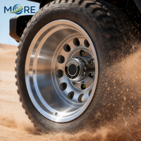 Jantes de voiture larges en alliage magnésium, 15 pouces, 15x12 ET -72, 6 trous de fixation, 6x139.7, à déport profond et concaves, pour 4x4 tout-terrain