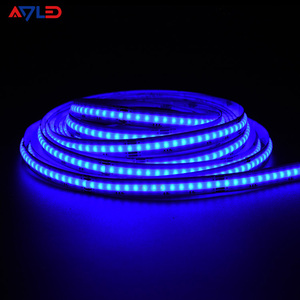 Bande LED COB flexible de haute qualité de Shenzhen, 5 m, haute densité, 16,4 pieds, RGB, 12 V, 24 V, bandes LED COB RGB - Product Image 1