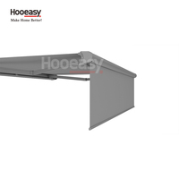 Hooeasy Custom factory Outdoor full cassette portable motorisé aluminium imperméable rétractable auvent pour balcon