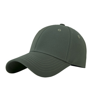 Casquette de baseball vert foncé en nylon sergé respirant, protection solaire, pour sports de plein air, pour homme - Product Image 1