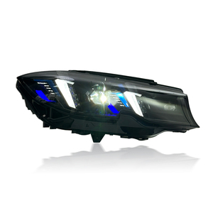 Accessori Auto SJC per <span class=keywords><strong>BMW</strong></span> Serie 3 G20 2020-2022, Fari Stile Occhi di Serpente Bianchi e Gialli DRL, Versione Aggiornata 2025 - Product Image 2