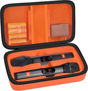 Étui de microphone en mousse EVA imperméable et antichoc à coque rigide, matériau EVA professionnel, étui de rangement imperméable avec fermeture éclair - Product Image 4
