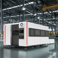 3000W CNC-Faserlaserschneidmaschine mit KI-gesteuertem Wasserkühlungssystem, automatischem Wechseltisch, vollständig geschlossen, Cypcut-Steuerung, Servomotor