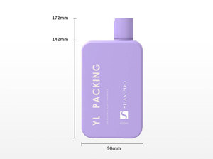 HDPE New 450ml Purple Blue Orange <strong>Milk</strong> Tea Shampoo <strong>Bottles</strong> for Skin Care Serum Lotion Nail Polish Oil - Product Image 2