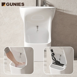 Hiện đại gốm phòng tắm wudu ablution lưu vực thân thiện với môi dễ dàng làm sạch tay rửa chân bồn rửa - Product Image 3