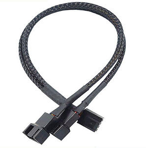 PWM温控4路风扇分离器纯铜导体聚氯乙烯绝缘IP65等级300V/600V家用电器电脑 - Product Image 2