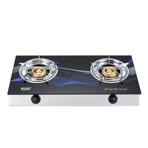 Cuisinière chinoise Table de cuisson de bureau Cuisinière sans cylindre Table de cuisine 2 brûleurs Poêles à gaz <span class=keywords><strong>pour</strong></span> la maison - Product Image 1