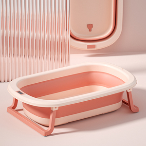 <span class=keywords><strong>Bañera</strong></span> Portátil Plegable para Bebés, Combo Completo con Termómetro, Tapete y <span class=keywords><strong>Almohada</strong></span>, para Venta al Por Mayor - Product Image 1