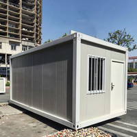 Maison préfabriquée modulaire en conteneur, design plat pré-assemblé pour bureaux, centres commerciaux, parcs, cuisines, maison en conteneur en acier
