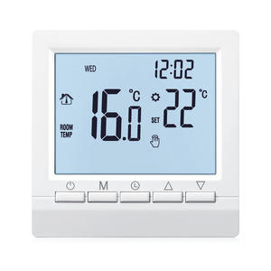 Programmable Chaudière À <span class=keywords><strong>Gaz</strong></span> Chauffage Régulateur de Température LCD Contrôle AA Batterie <span class=keywords><strong>Thermostat</strong></span> avec Kid Lock - Product Image 2
