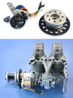 Kit Starter Otomatis Elektrik Set Motor Starter untuk Mesin RC Model Bensin NGH GF60i2 60cc