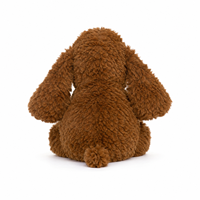 Peluche chien mignon et doux, jouet en peluche marron de dessin animé, poupée en peluche câline pour enfants, cadeau d'anniversaire ou de Noël