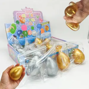 Neue Produkte Simulation Gold Silber Maltose Wasser Perlen Stress abbau Spielzeug für Erwachsene Entlüftung kugeln Überraschung Ostereier