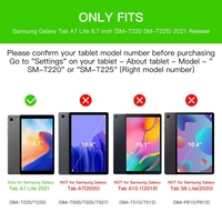 Étui pour tablette et clavier Samsung Galaxy Tab A7 lite 8.7 pouces, qualité supérieure, prix bas