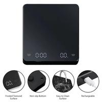 0.1g High Precision Electronic Scale 0~3KG Weighing Measuring Tools Kitchen Scale With Timer Ounce/ml/gram Measuring Tool