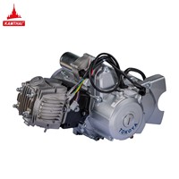 KAMTHAI Embrayage semi-automatique de refroidissement par air de la moto C100 100CC refroidi par air monocylindre 4 temps CDI assemblage de moteur d'allumage