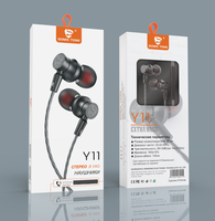 Écouteurs filaires intra-auriculaires en gros d'usine, casque audio 3,5 mm, son haute définition, écouteurs filaires avec microphone