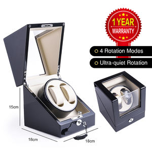 卡西欧手表豪华定制手表卷绕机盒2槽USB或电池电源陀螺手表卷绕机 - Product Image 6