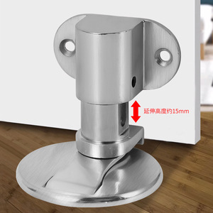 ตัวกันกระแทกประตูแบบซ่อน วัสดุยางและโลหะผสมสังกะสี พร้อมแม่เหล็ก - Product Image 4