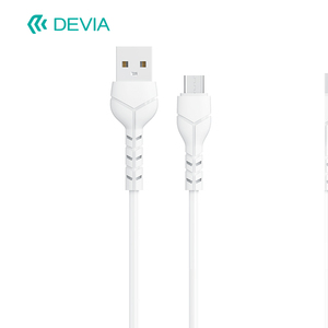 Cavo Micro USB Certificato CE RoHS da 1 Metro, Cavo di Ricarica Rapida 5V 2.1A in PVC Bianco 1M - Product Image 2