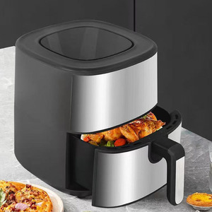 Freidora de Aire de Gran Capacidad de 6L, Freidora de Acero Inoxidable, Freidora de Aire Inteligente Multifuncional con Pantalla Táctil, Freidora de Aire de Doble Cesta - Product Image 4
