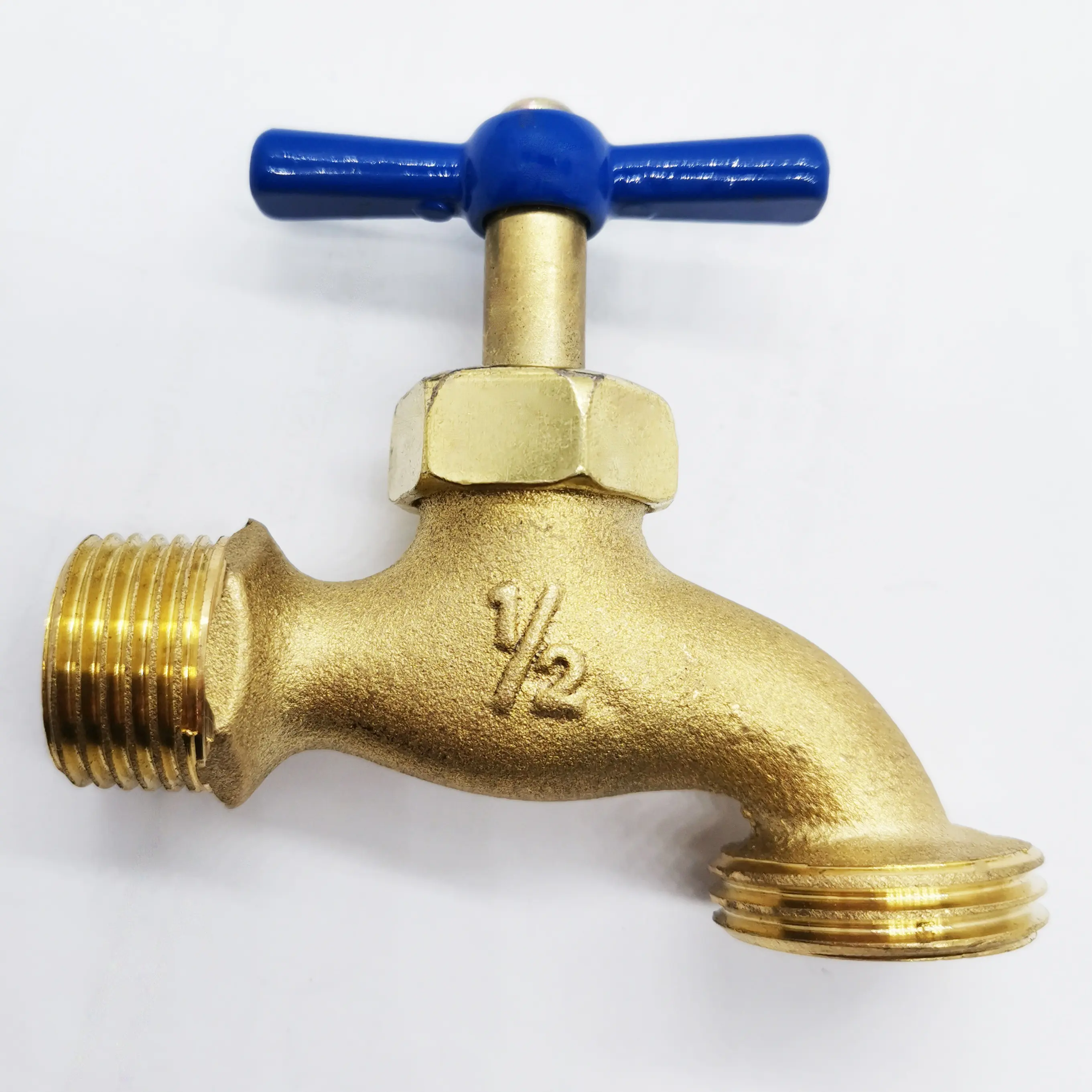 Rubinetto dell'acqua del rubinetto in ottone ad alta pressione con connessione filettata Bsp per doccia da bagno con serratura a tre vie