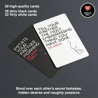 Jeu à boire pour couples pour stimuler les désirités, comprenant 50 cartes de jeu pour adultes, pour augmenter l'ambiance émotionnelle et la régulation émotionnelle
