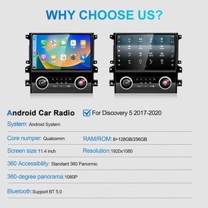 Sistema de Navegación Android Auto Navihua de 11.4 Pulgadas para Land Rover Discovery 5 2017 2018 2019 2020, Reproductor de Radio para Auto con Control de Aire Acondicionado - Product Image 6