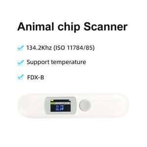 Lector de chips de animales 134,2 Khz Escáner de microchip de temperatura para monitoreo de temperatura de mascotas - Product Image 2