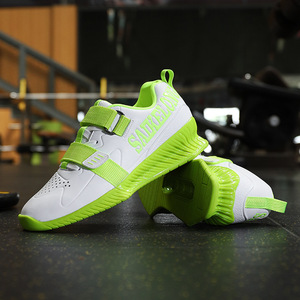 Chaussures d'entraînement professionnelles personnalisées pour hommes 2026 Coexistence, respirantes, en maille, avec empeigne en PU et semelle extérieure en caoutchouc, pour la boxe et la lutte - Product Image 1
