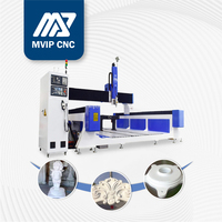 Routeur CNC pour mousse EPS et polystyrène, avec déplacement vertical élevé et dispositif rotatif, pour la sculpture 3D, la décoration et la fabrication de moules en mousse perdue
