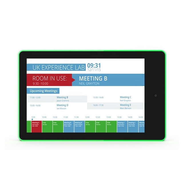Hopestar Hot Selling 4 Sides LED Light bar Android Tablet Unlocked 4g Wifi POE NFC with Rj45 Port 10 Inch Tablet Android