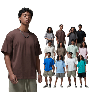 पुरुषों के लिए 2025 नया थोक सादा कस्टम शर्ट कपड़े थोक ग्रीष्मकालीन व्यक्तिगत ओवरसाइज टी-शर्ट उच्च गुणवत्ता - Product Image 1