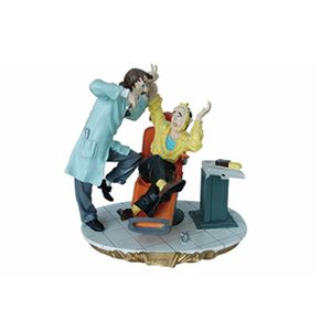 Escultura de Historia de la Odontología, Estatua de Extracción de Dientes, Figura Decorativa para Escritorio de Dentista - Product Image 1