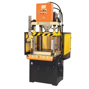 vertical rubber compression molding heat servo machine 4 post hydraulic press