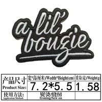 Vente en gros Autocollant personnalisé coloré presse à chaud logo tissu vêtements coeur fleur rose broderie thermocollant patchs chenille pour fille