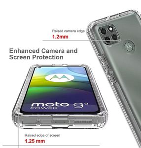 Fundas de Teléfono Transparentes Anti-caídas y Resistentes a los Golpes de TPU+PC, Ecológicas y Personalizadas para Motorola <span class=keywords><strong>Moto</strong></span> <span class=keywords><strong>G9</strong></span> <span class=keywords><strong>Power</strong></span> - Product Image 4